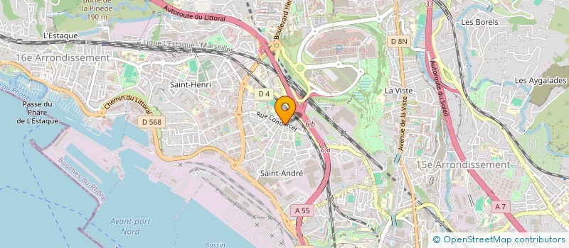 localisation de l'entreprise ENSEIGNE STAR à MARSEILLE