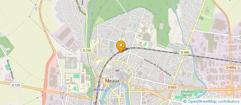 localisation de l'entreprise ENSEIGNEMENT CATHOLIQUE AVENIR 77 à MEAUX