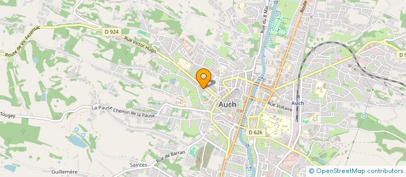 localisation de l'entreprise ENSEIGNEMENT CATHOLIQUE GERS ET HAUTE-PYRENEES à AUCH
