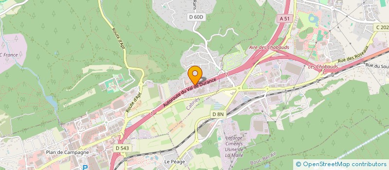 localisation de l'entreprise ENSEIGNEMENT CONDUITE PAR STAGE à CABRIES
