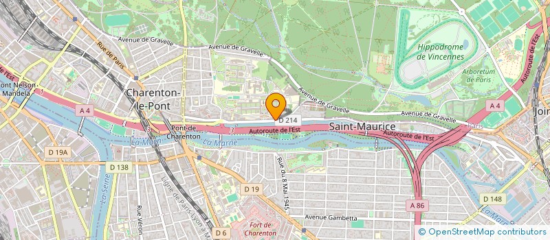 localisation de l'entreprise ENSEIGNEMENT CREATION - ANALYSE - RECHERCHE - TRANSMISSION à SAINT-MAURICE