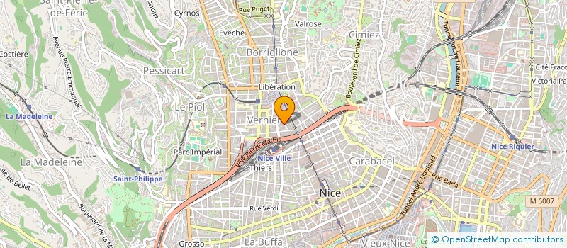 localisation de l'entreprise ENSEIGNEMENT DES RISQUES PROFESSIONNELS à NICE