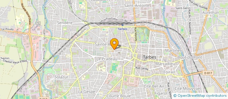 localisation de l'entreprise ENSEIGNEMENT ENFANTS MALADES ET-OU EN DIFFICULTE  TARBES