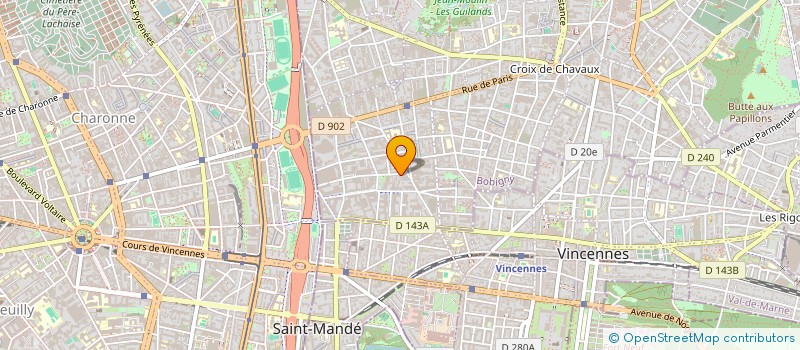 localisation de l'entreprise ENSEIGNEMENT ET EPANOUISSEMENT à MONTREUIL