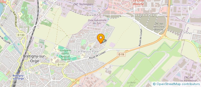 localisation de l'entreprise ENSEIGNEMENT FORMATION INCENDIE PREVENTI à LE PLESSIS-PATE