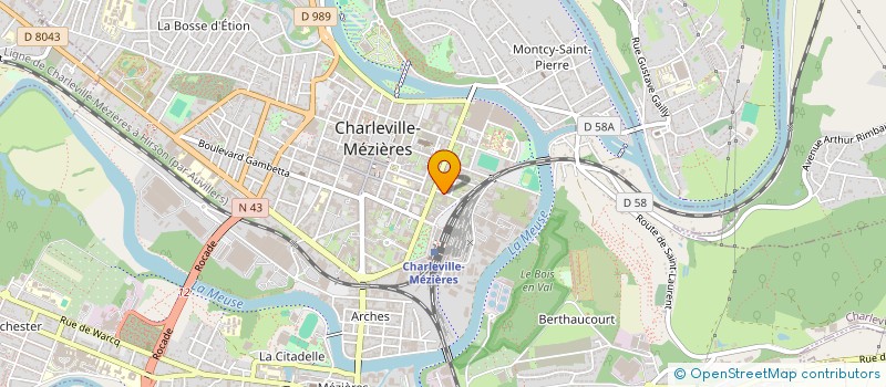 localisation de l'entreprise ENSEIGNEMENT FORMATION TRAVAILLEURS à CHARLEVILLE-MEZIERES