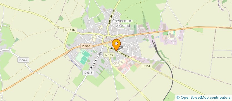 localisation de l'entreprise ENSEIGNEMENT POST UNIVERSITAIRE AUMALE  CREVECUR-LE-GRAND