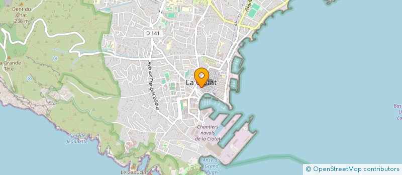 localisation de l'entreprise ENSEIGNEMENT PRIVE EN LIGNE à LA CIOTAT