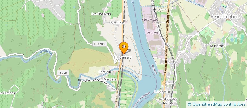 localisation de l'entreprise ENSEIGNEMENT PROFESSIONNEL DU SECOURISME ET DE SECURITE AQUATIQUE à ANDANCE