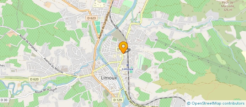 localisation de l'entreprise ENSEIGNEMENT PROMOTION AGRICOLE GENERAL à LIMOUX