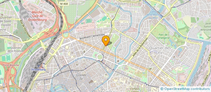 localisation de l'entreprise ENSEIGNEMENT RECHERCHE CLINIQUE ASSERC à STRASBOURG