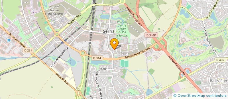 localisation de l'entreprise ENSEIGNEMENTS D'ENFANTS DEFAVORISES  SERRIS