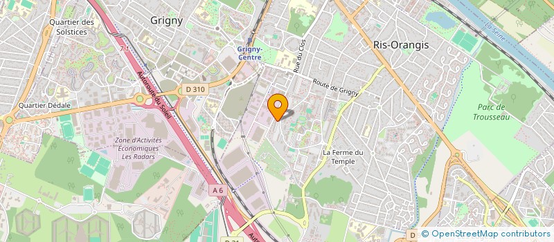 localisation de l'entreprise ENSEIGNERIS  RIS-ORANGIS