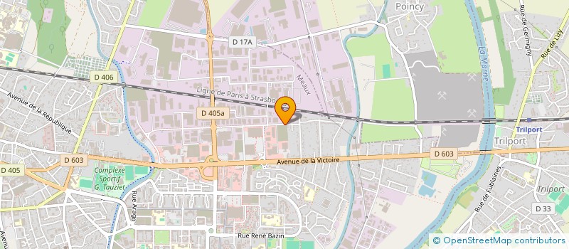 localisation de l'entreprise ENSEIGNES ACTEON à MEAUX