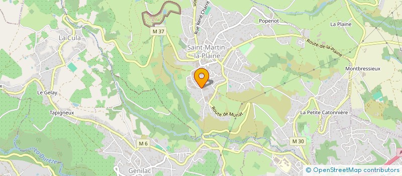 localisation de l'entreprise ENSEIGNES BRUNO  SAINT-MARTIN-LA-PLAINE