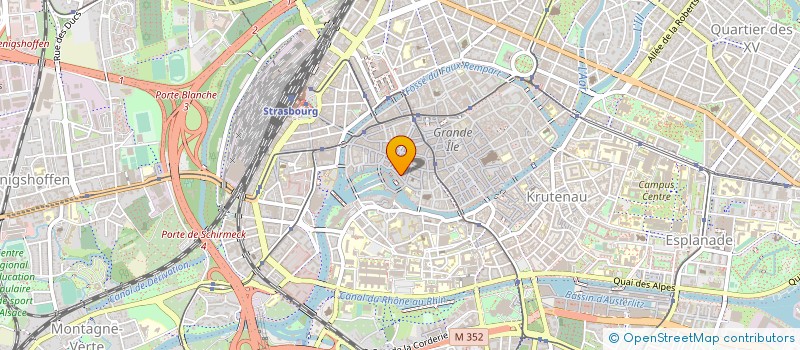 localisation de l'entreprise ENSEIGNES ET AMIS DE LA PETITE FRANCE à STRASBOURG