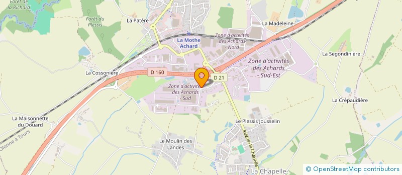 localisation de l'entreprise ENSEIGNES ET NEONS DE L'ATLANTIQUE à LES ACHARDS