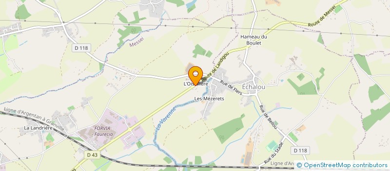 localisation de l'entreprise ENSEIGNES PLUS à ECHALOU