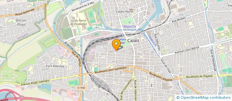 localisation de l'entreprise ENSEIGNES PUB à CALAIS