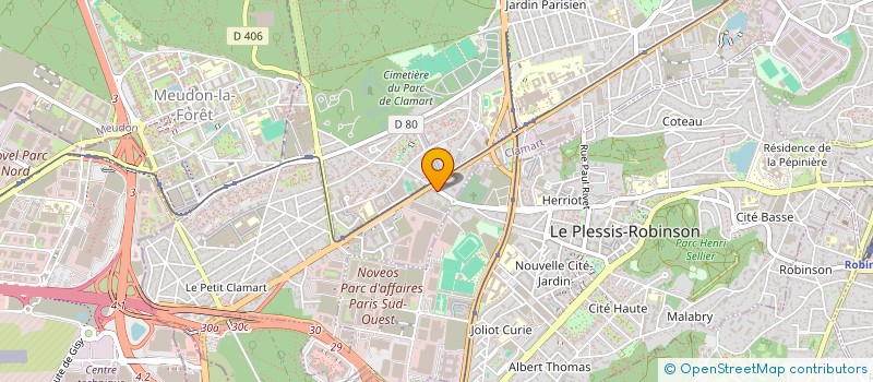 localisation de l'entreprise ENSEIGNES PUBLICITE ADHESIFS à CLAMART