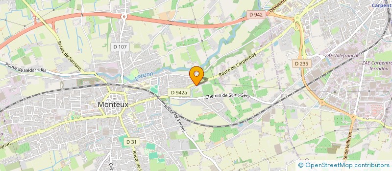 localisation de l'entreprise ENSEIGNES RICHIER  MONTEUX