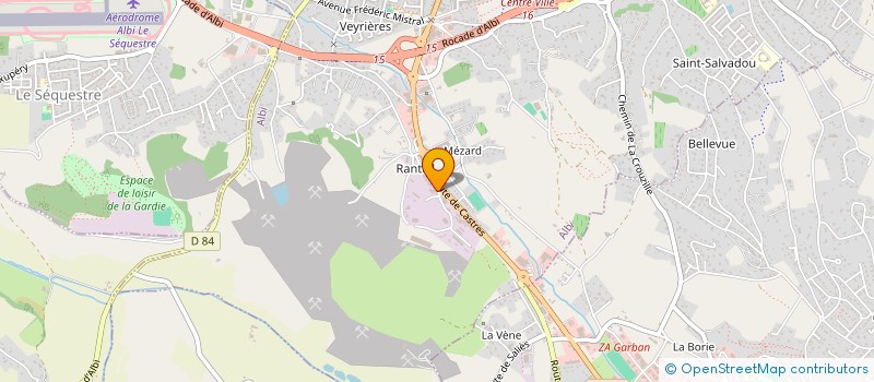 localisation de l'entreprise ENSEIGNES SUD-OUEST à ALBI
