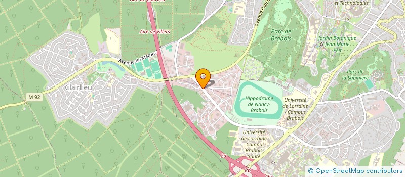 localisation de l'entreprise ENSEM CHAR  VANDUVRE-LES-NANCY