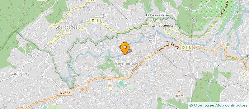 localisation de l'entreprise ENSEM INTERP PEYMEI ST CEZAIRE LE TIGNET  PEYMEINADE