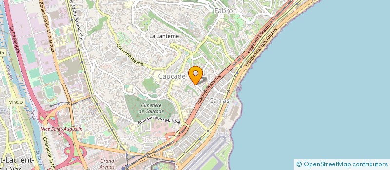 localisation de l'entreprise ENSEM VOCAL J P GREGOIRE à NICE