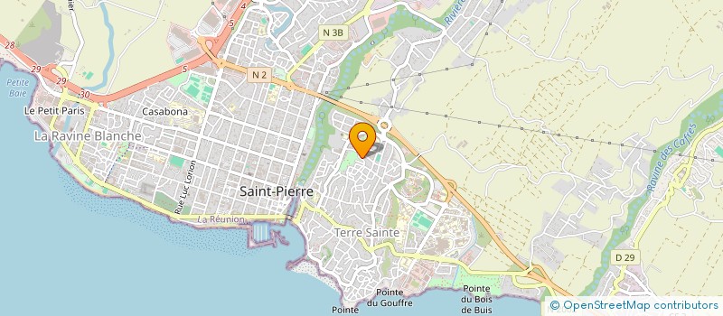 localisation de l'entreprise ENSEMB POU LA ZAK à SAINT-PIERRE