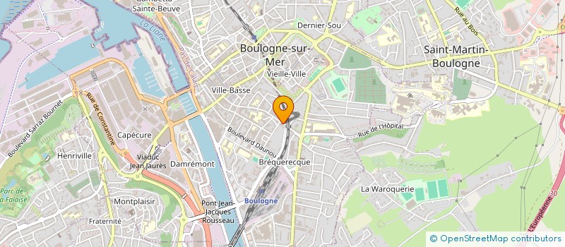 localisation de l'entreprise ENSEMBL POUR INSERT.& CONTRE EXCLUS ALIM à BOULOGNE-SUR-MER