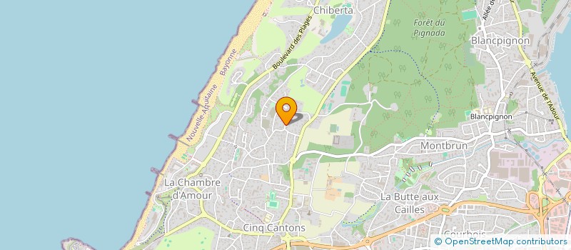 localisation de l'entreprise ENSEMBLE 0  ANGLET