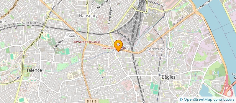 localisation de l'entreprise ENSEMBLE 2 POCHE à BEGLES