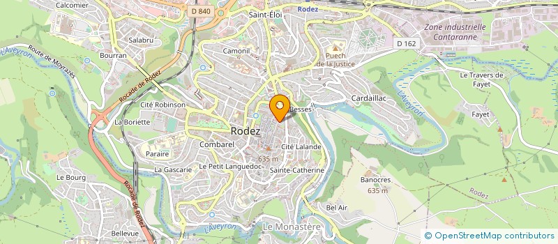 localisation de l'entreprise ENSEMBLE à RODEZ