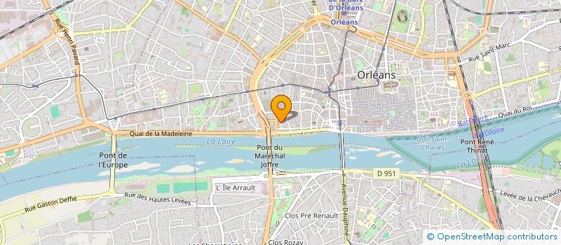 localisation de l'entreprise ENSEMBLE 3CINQ12 à ORLEANS