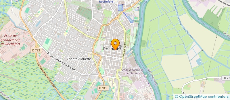 localisation de l'entreprise ENSEMBLE  ROCHEFORT