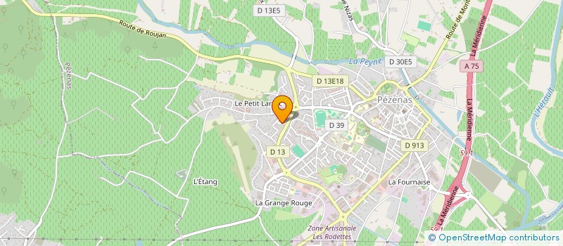 localisation de l'entreprise ENSEMBLE à PEZENAS