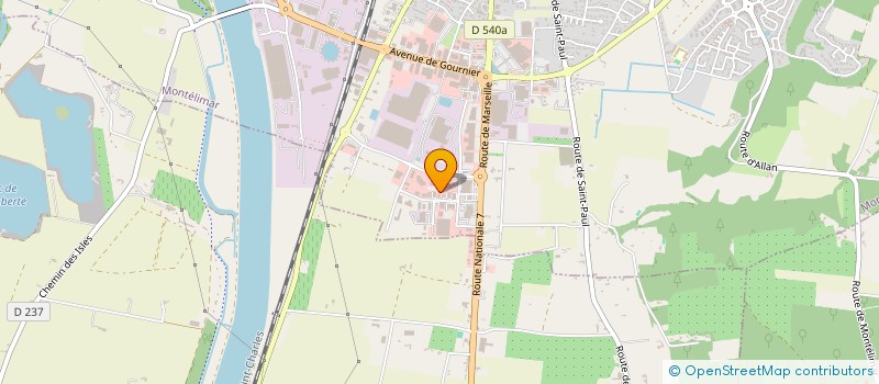 localisation de l'entreprise ENSEMBLE à MONTELIMAR