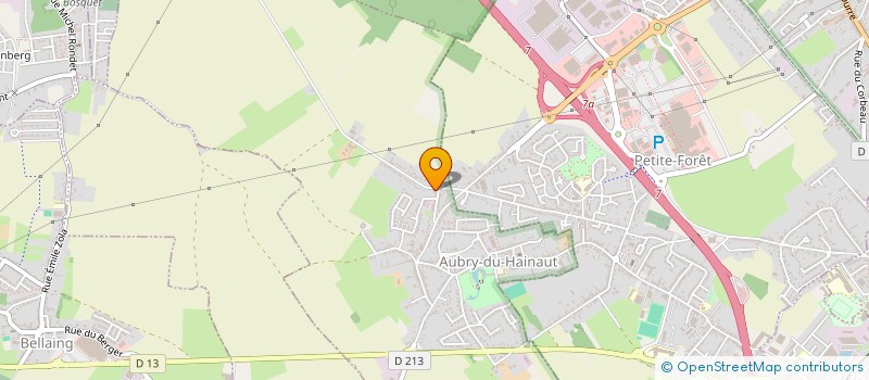 localisation de l'entreprise ENSEMBLE...  AUBRY-DU-HAINAUT