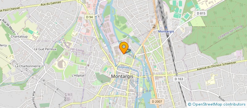 localisation de l'entreprise ENSEMBLE à MONTARGIS