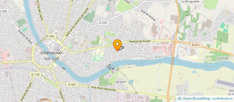 localisation de l'entreprise ENSEMBLE  VILLENEUVE-SUR-LOT