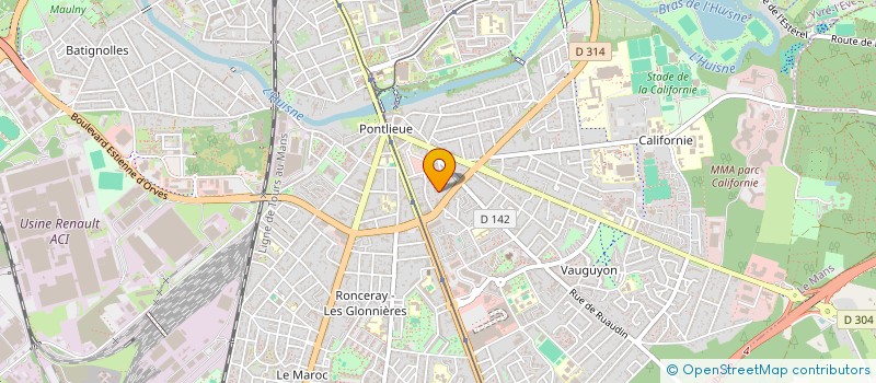 localisation de l'entreprise ENSEMBLE  LE MANS