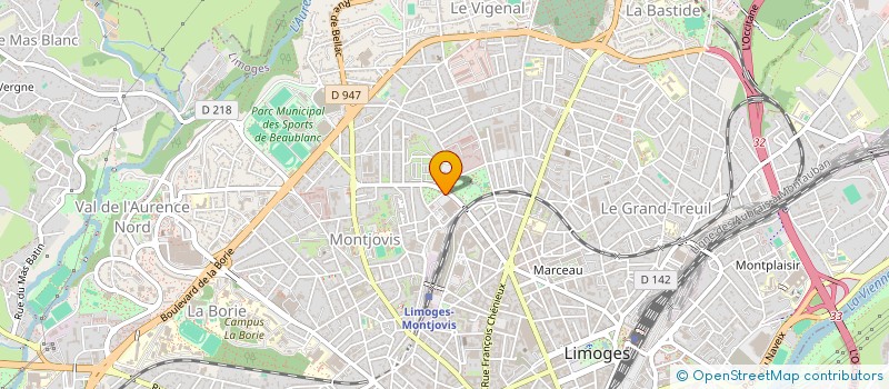 localisation de l'entreprise ENSEMBLE à LIMOGES