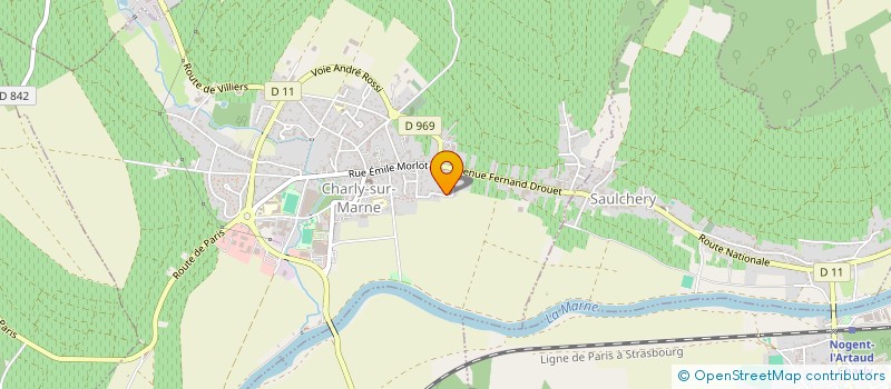 localisation de l'entreprise ENSEMBLE à CHARLY-SUR-MARNE
