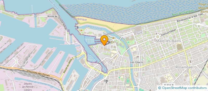 localisation de l'entreprise ENSEMBLE à DUNKERQUE