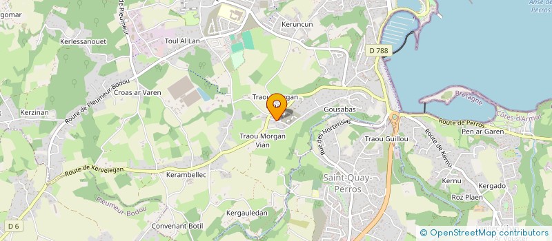 localisation de l'entreprise ENSEMBLE à LANNION