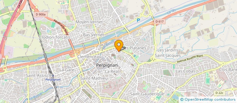 localisation de l'entreprise ENSEMBLE  PERPIGNAN