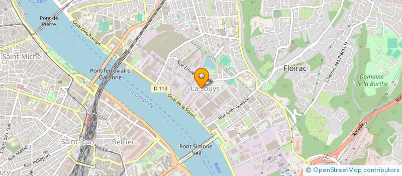 localisation de l'entreprise ENSEMBLE A DOMICILE  FLOIRAC