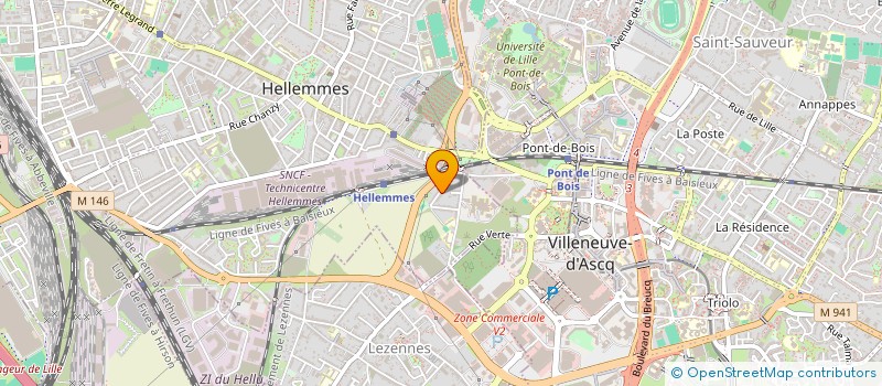 localisation de l'entreprise ENSEMBLE A HERRIOT à LILLE