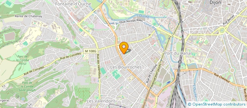 localisation de l'entreprise ENSEMBLE, A PAS DE GEANT à DIJON